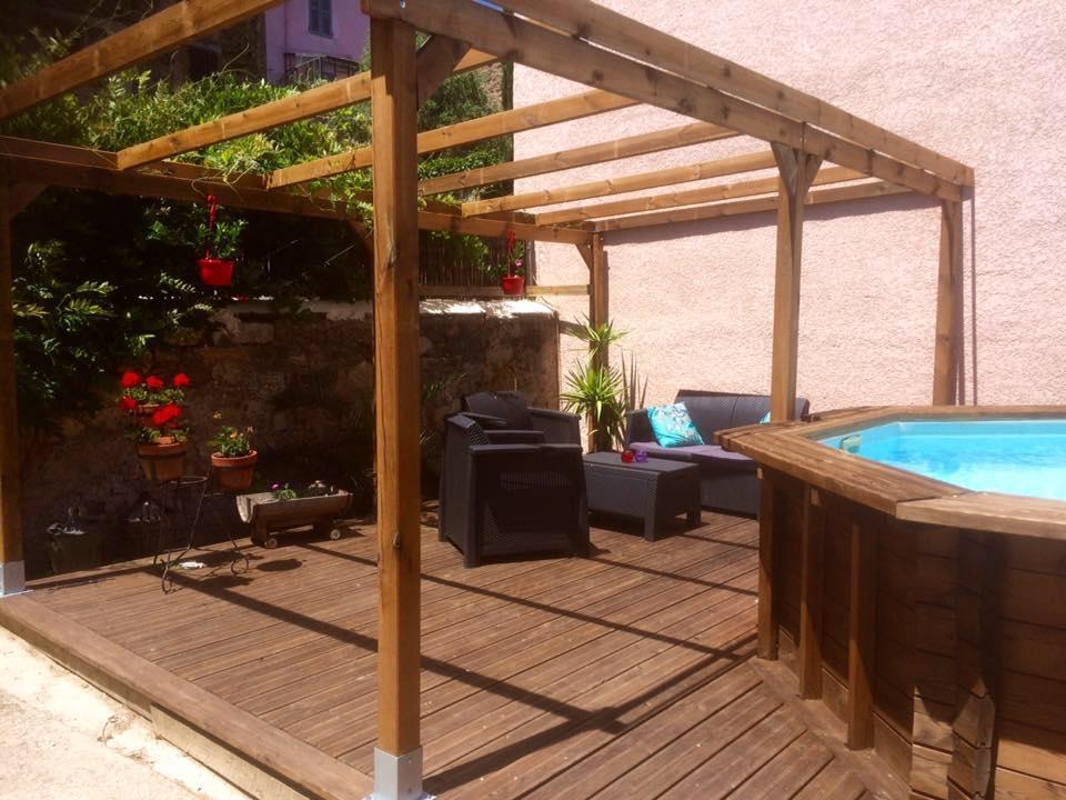 Hotel Chez Les Amis Saint-Nazaire-de-Ladarez Zewnętrze zdjęcie